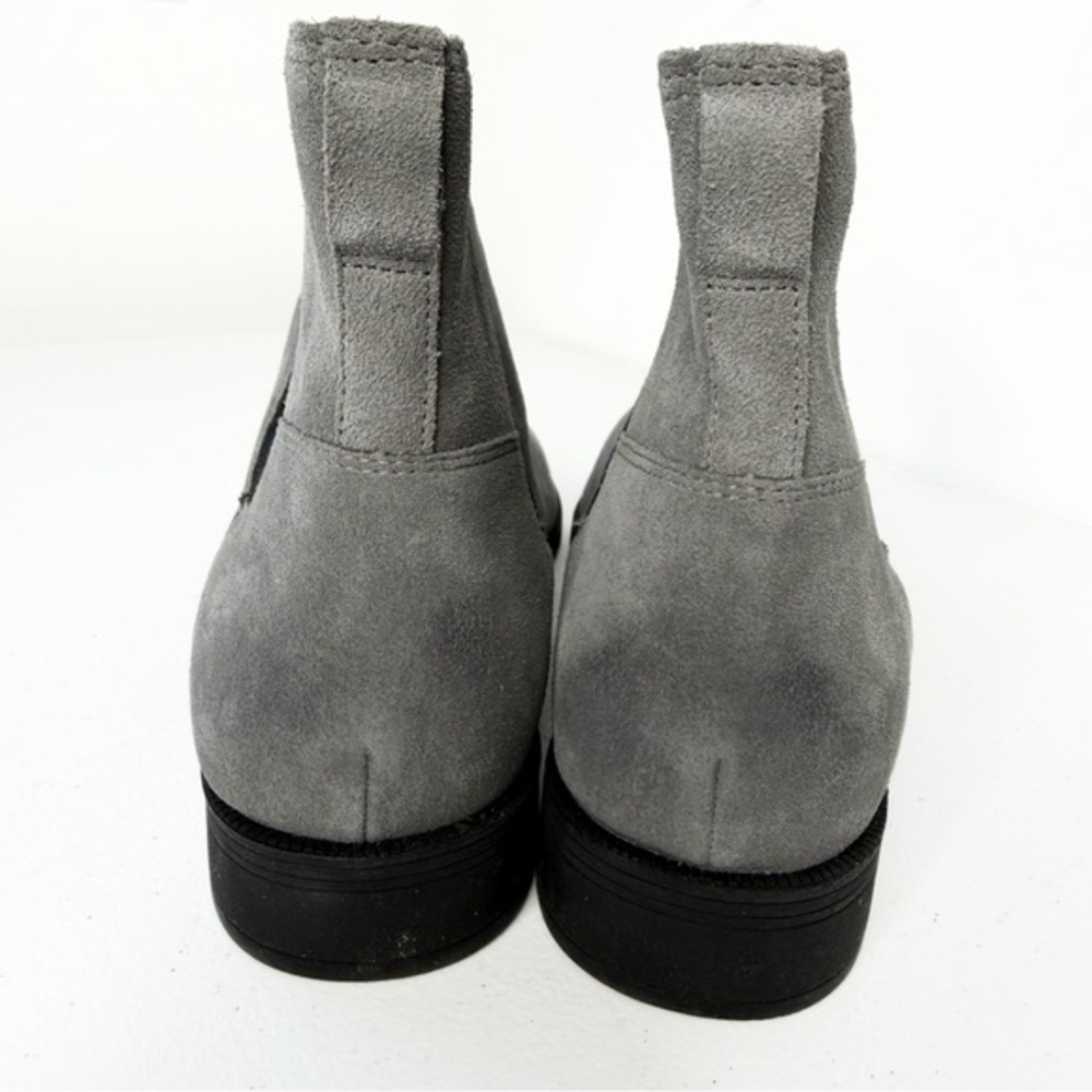 PRICE DROP Vionic Alana Gray Stretch Gore Water Repellent Suede Chelsea Boots 11 - Picture 8 of 12